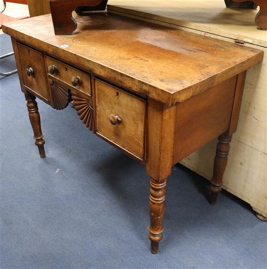 An early Victorian mahogany sideboard